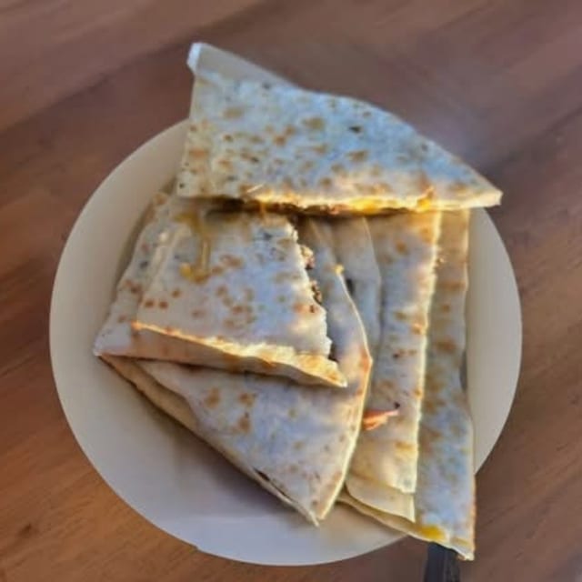 Cheese Quesadilla.