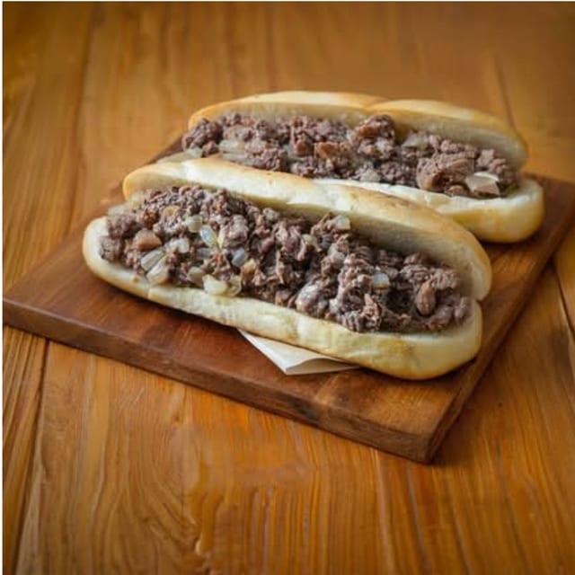 Philly Cheese Steak Sandwich.