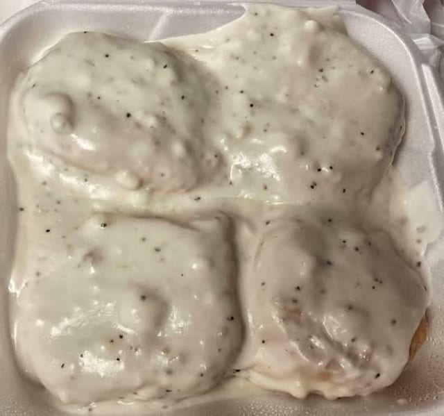 Biscuit and Gravy Tray.